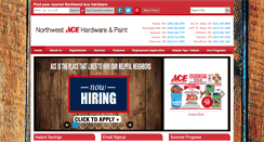 Desktop Screenshot of northwestacehardware.com